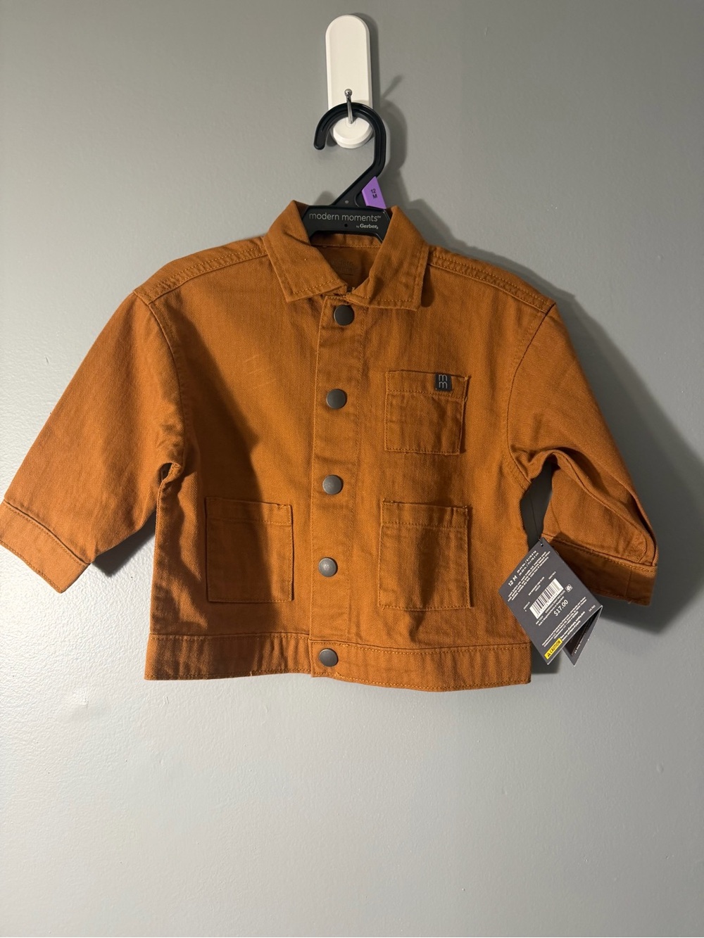 Modern Moments Kids' Rust color workwear shirt